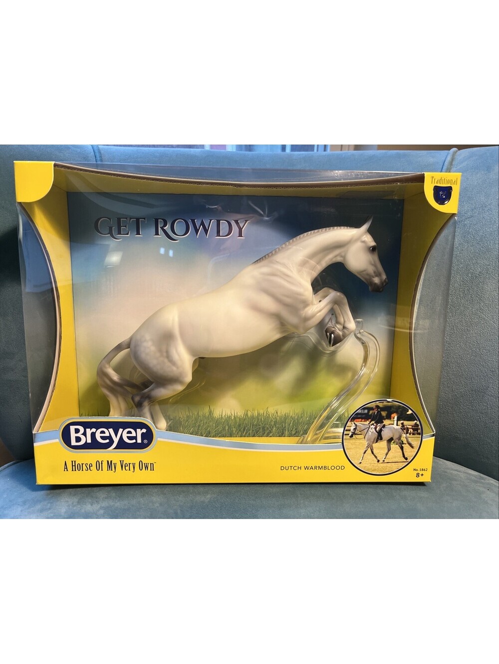 Breyer NIB # 1862 Get Rowdy - Bristol Mold - Dapple Grey, New